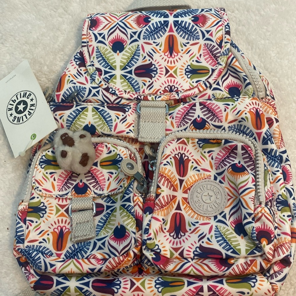 🆕Kipling Lovebug Small Backpack, Vibrant Collage - Picture 5 of 8